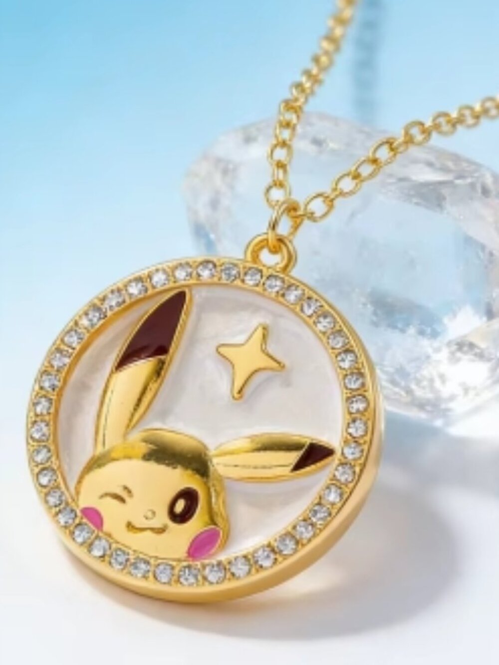 Winking Pikachu Necklace